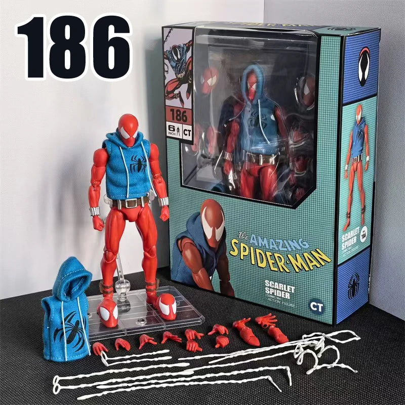Mess Toys & Ct Toys Full Range Black Suit Neighbor Spiderman Mafex Daredevil 223 Wolverine 096 Batman 126 Action Figure 2.0 Toys
