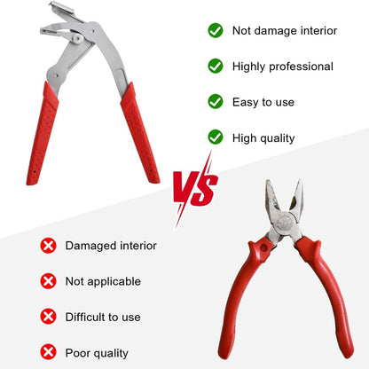 Car Clip Pliers Panel Clip Removal Pliers Nail Fastener Removal Tool for Removing Automotive Fasteners Clips Trunk Repair Tool