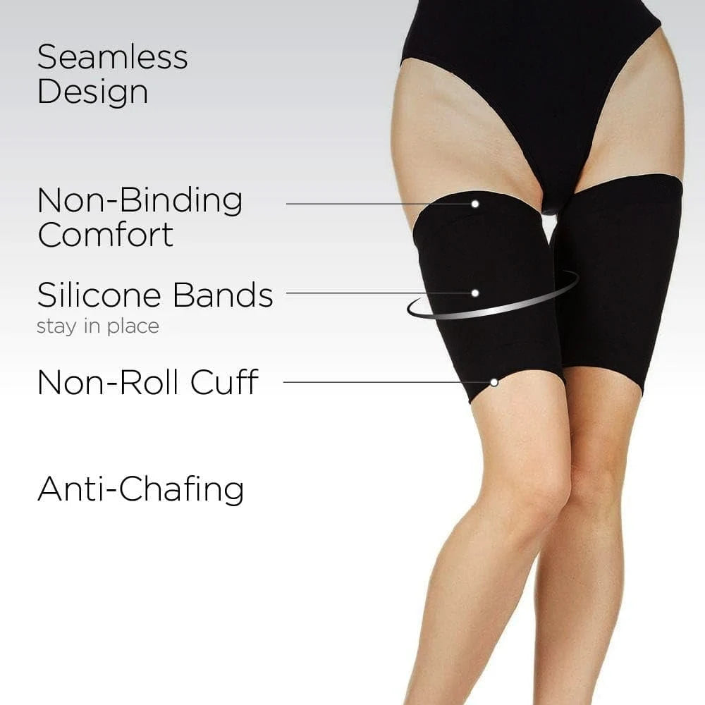 1Pair Thigh Compression Sleeve Brace Support Compression Recovery Thigh Wrap Pain Relief for Sore Hamstring Quad Sweat Men Women