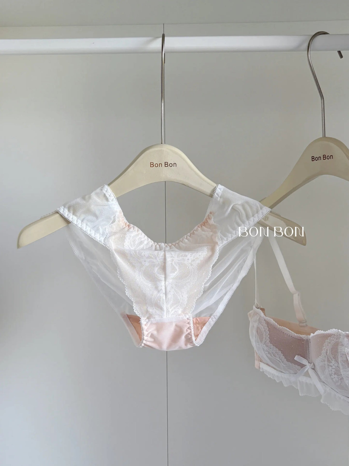 YEMOMO French Style Lace Half Cup Bra Set Wireless Push Up Boost Bust Lift Anti Sagging Elegant Comfortable Lingerie Set Ladies