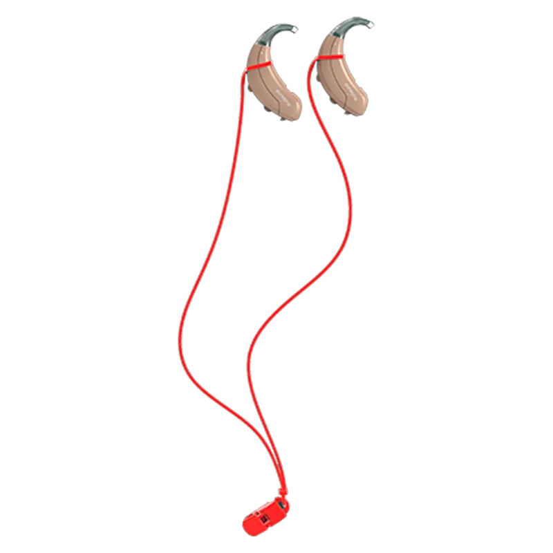 Anti Lost Rope Hearing Aid Adjustable Clips Rope Hearing Aid Clip Holder Hearing Aid Lanyard for Adults with Box 5 Colors