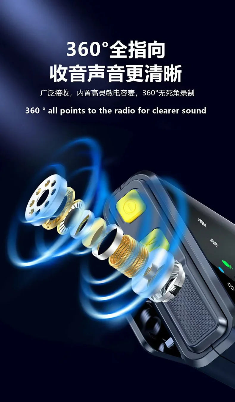 Hot selling new F11 3-in-1 F15 2-in-1 lavalier microphone 1-to-2 wireless lavalier microphone integrated microphone