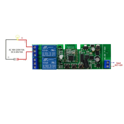 ZIGBEE Tuya eWelink Smart Home Automation Appliance Controller 1/2/4CH Switch Module for Garage Doors, Lights, Motors, Curtains