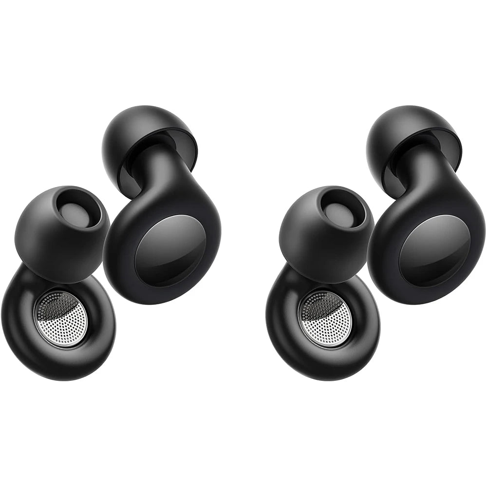 Ear Plugs for Sleeping Noise Cancelling, 25dB Ear Plugs for Noise Reduction with 8 Ear Tips, Reusable Silicone Earplugs Hearing
