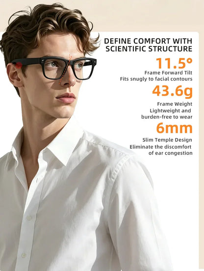 2026 New Smart Glasses Video Recording AI Dialogue Translation 800W HD Camera EIS Anti-Shake Shooting Smart Glasses Men Women