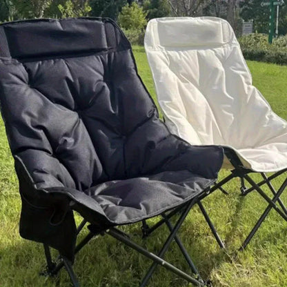 High Back Moon Chair Outdoor Barbecue Picnic Bining Table And Chair Set Portable Folding Chair Camping Chairs Beach Chair