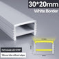 1M-10M LED Neon Rope Tube Soft Silicone Diffuser Channel Black/White Flexible Ribbon Strip Light for Recessed Channel
