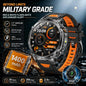 New 1400mAh Big Battery Smart Watch Men Outdoor GPS Flashlight IP68 Waterproof Bluetooth Call AMOLED Military Sports Smartwatch