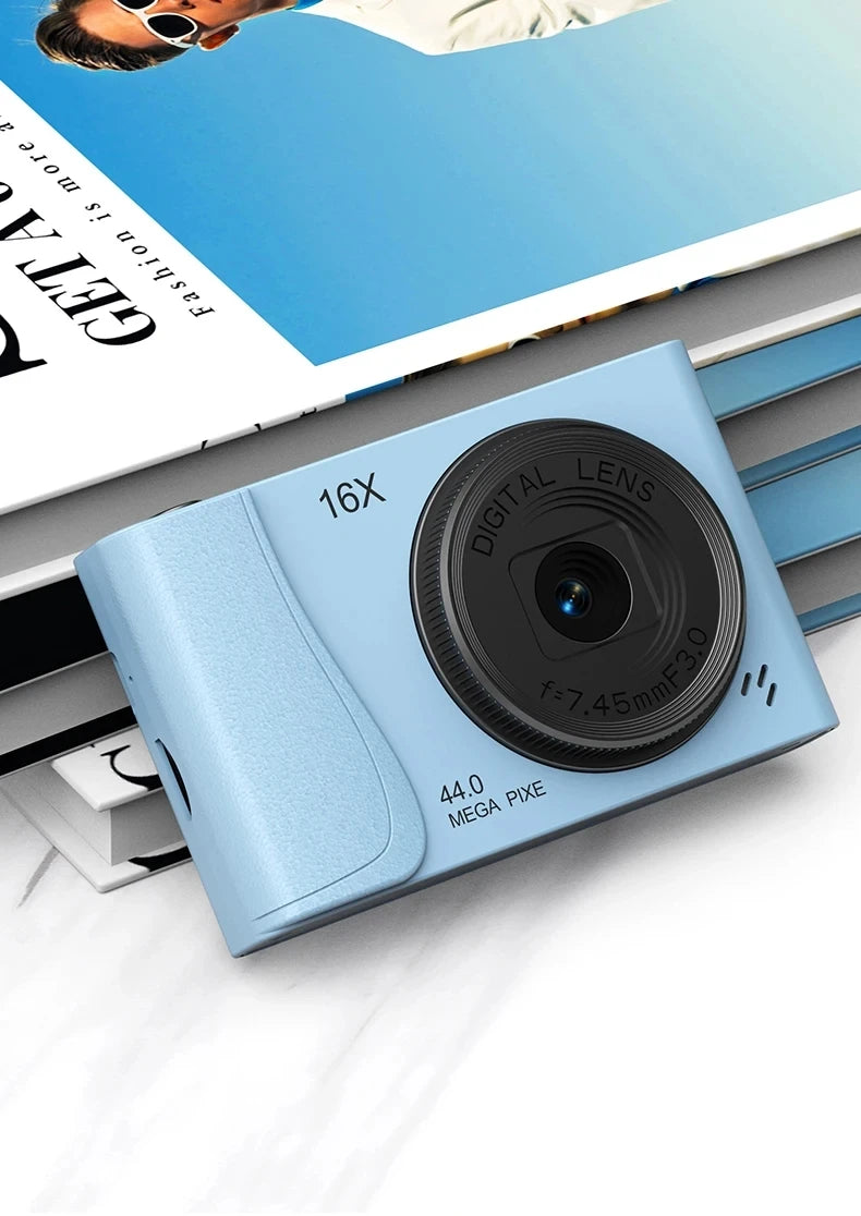 COOL DIER 4K Digital Camera 16x Zoom Camcorder 24 Million Pixels Compact Cameras Auto Focus for Kids Adult Beginners Photograph