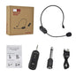 2.4G Head-mounted Wireless Microphones Headset Transmitter with Receiver For Voice Amplifier Speaker Teaching Tour Guide