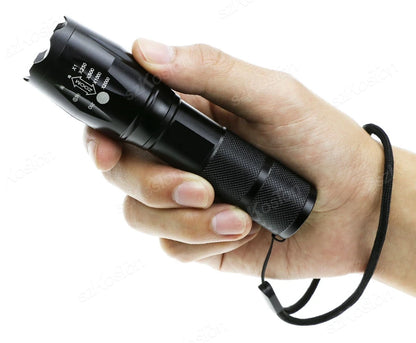 Portable XML T6 LED Flashlight Telescopic Tactical Lanterna Flashlight Multifunctional Zoomable Waterproof Outdoor Camping Bike