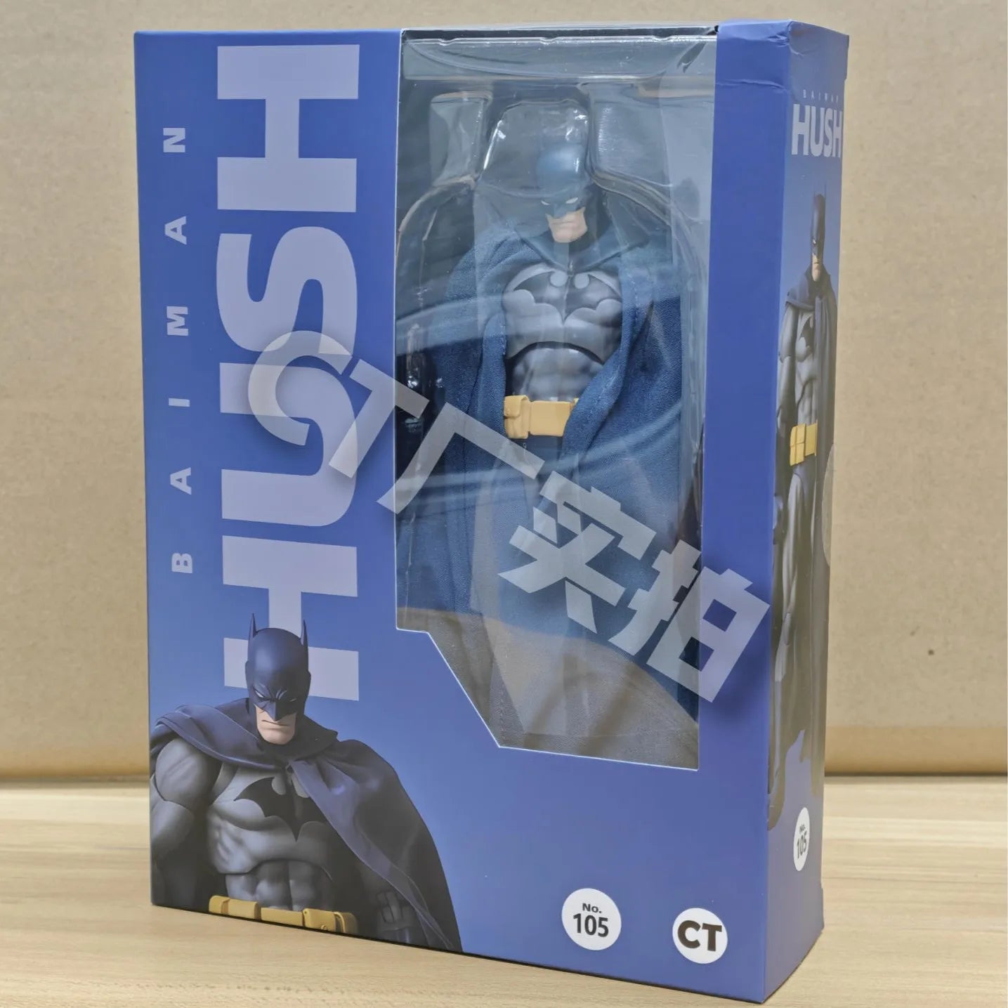 CT Toys Batman Mafex 126 Blue Action Figure 1/6 Scale DC Batman SHF Anime Collectible Figurine for Kids And Collectors Xmas Gift