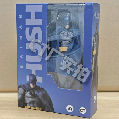 CT Toys Batman Mafex 126 Blue Action Figure 1/6 Scale DC Batman SHF Anime Collectible Figurine for Kids And Collectors Xmas Gift