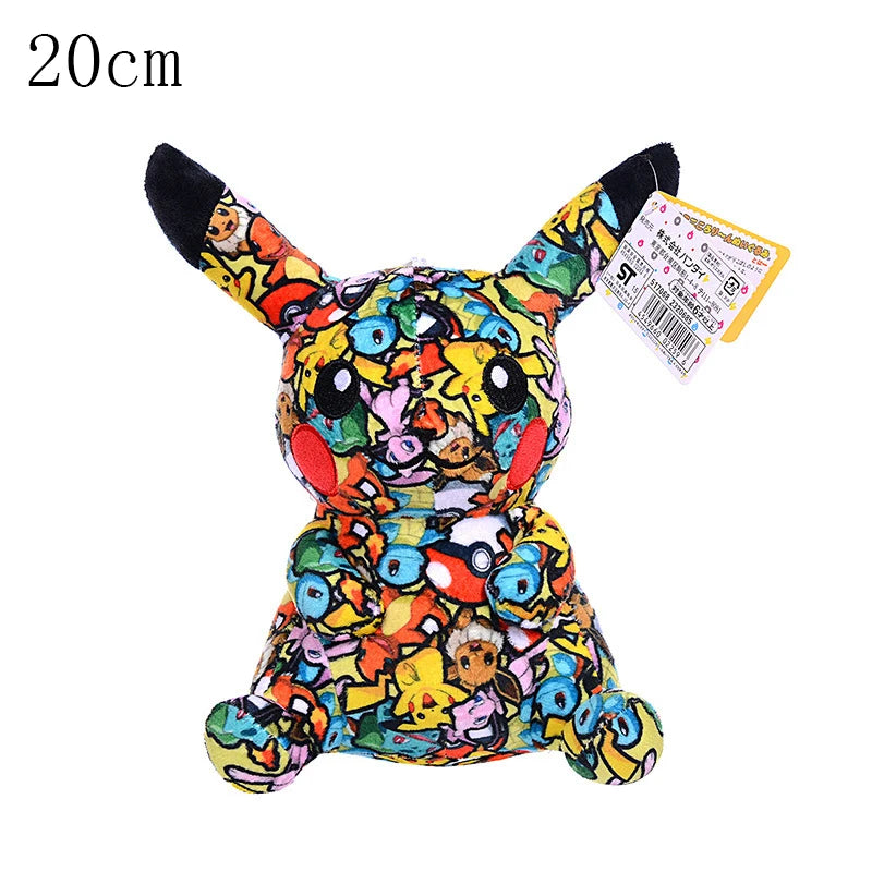 Tepig Oshawott Pokemon Stuffed Doll Pokemon Pikachu Sleeping Series Sylveon Glaceon Leafeon Gengar Plush Piplup Peluche Toy Gift