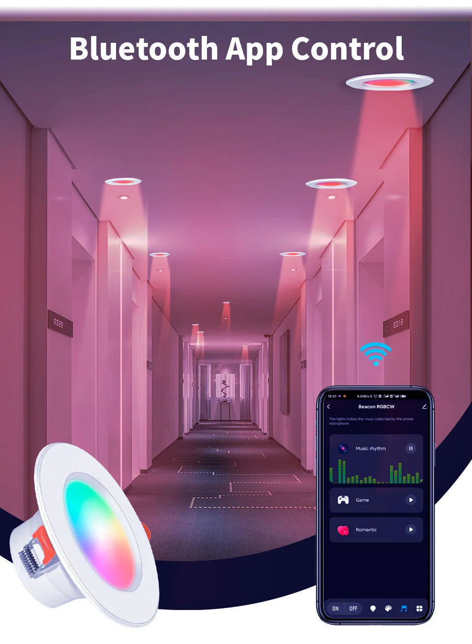 Tuya WiFi ZigBee LED Downlight 5W 7W 10W 15W RGB Smart Ceiling Lamp AC85-265V Dimmable APP Remote Control Smart Life For Bedroom