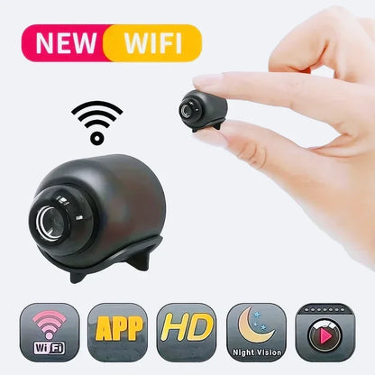 Mini kamera WiFi 1080P HD, wewnętrzna kamera bezpieczeństwa z noktowizorem, dwukierunkowym audio, do monitorowania dzieci i zwierząt domowych