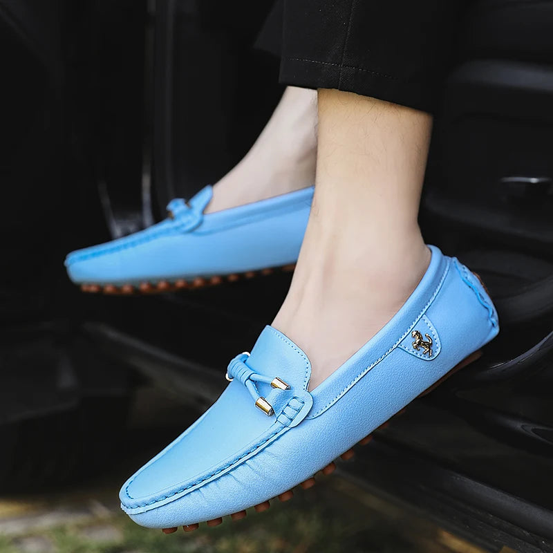 MAEDEF Men Loafers Shoes Formal Dress Shoes Business Casual Shoes for Men Wedding Party Office Shoes Soft PU Leather Loafers Men