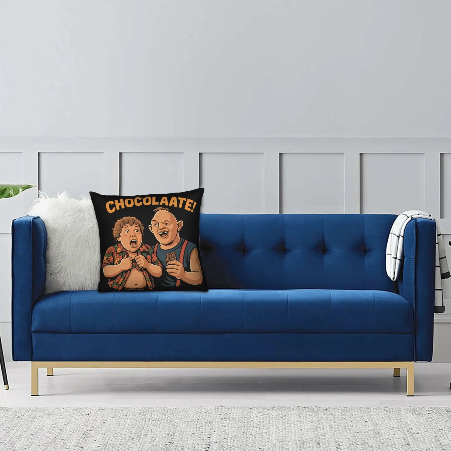 Goonies Chocolate Slot and Gordi Pillow Case  Comfy Pillow Cover Novelty Cushion Cover For Living Room Bed Chair