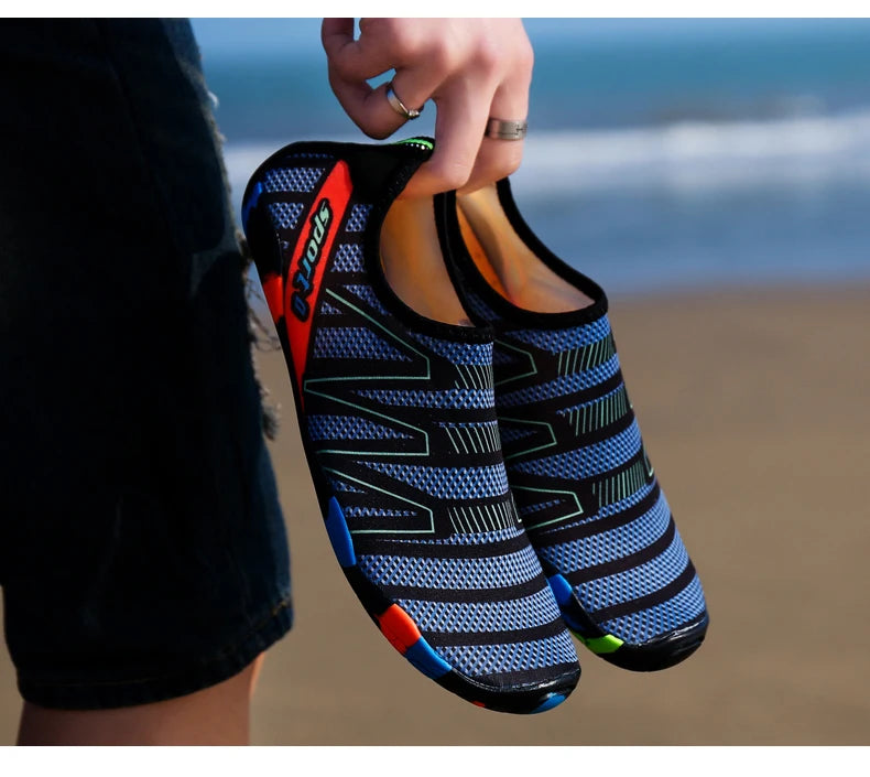 Men Water Swimming Shoes Women Sneakers Barefoot Beach Sandals Upstream Aqua Shoes Quick-Dry River Sea Diving Surfing Seaside