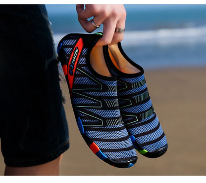 Men Water Swimming Shoes Women Sneakers Barefoot Beach Sandals Upstream Aqua Shoes Quick-Dry River Sea Diving Surfing Seaside