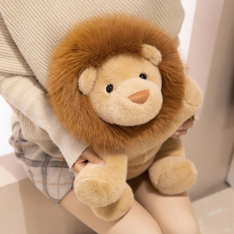30/40/55cm Soft Kawaii Lion Plush Toys Stuffed Animals Cartoon Cute Lion Dolls Toys for Kids Room Decor Boys Birthday Gifts