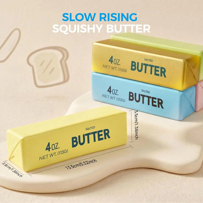 New Soft Slow Rebound Butter Stick Realistic Silicone Squeeze Stress Relief Gadget Desk Office Accessory Funny Anti-Anxiety Gift