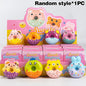 Funny Desktop Ornament Random Squishy Simulation Food Pizza Capybara Stress Ball Accessories Anti-stress Fidget Desk Decoration