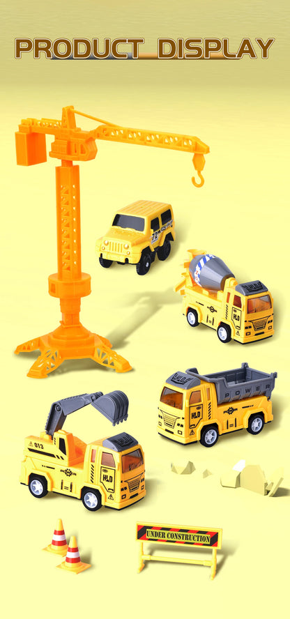 Kids Electric Track Toy Engineering Minin Car Set Puzzle Boy Toys Track Car Train Toys For Children Birthday Gifts
