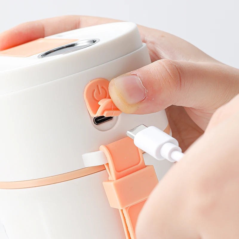 Digital Display Portable Juicer Cup USB Charging Juice Cup Home Multi-functional Automatic Fruit Blender Bottle For Home Kitchen