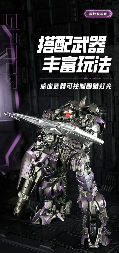 TW1029 Transformation Toys Megatank Galvatron Ironhide Shockwave Action Figure Robot Collection Movie Deformation Model Gifts