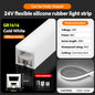 LED flexible silicone light strip embedded 24V waterproof tubing linear lamp concealed installation flexible soft light strip
