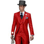 3 Piece Solid Men Suit Wedding Groom Tuxedo Long Blazer Best Man Formal Prom Male Suit Fashion Costume Homme (Jacket+Vest+Pants)