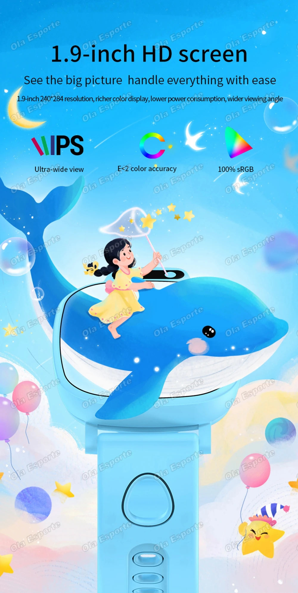 Children's Smart Watch 2026 Camera LED Flashlight Fun Games Stopwatch Calculator Alarm Reminders Boys and Girls Smartwatch HW12