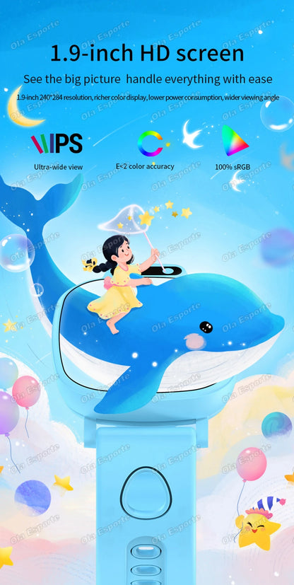 Children's Smart Watch 2026 Camera LED Flashlight Fun Games Stopwatch Calculator Alarm Reminders Boys and Girls Smartwatch HW12