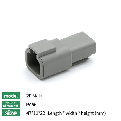 10/50/100 Sets Deutsch DTM/DT/DTP/DTF Automobile Connector Plug&Socket Male&Female Terminal DTM04-2/3/4/6/8/12 DTM06-2/3/4/6/8S