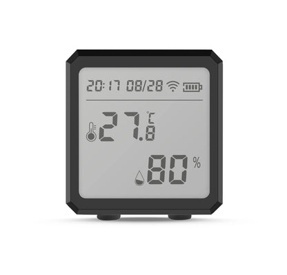 ONENUO Tuya Zigbee Temperature and Humidity Sensor with LCD Screen Digital Display Wireless Thermometer Work with Alexa Google