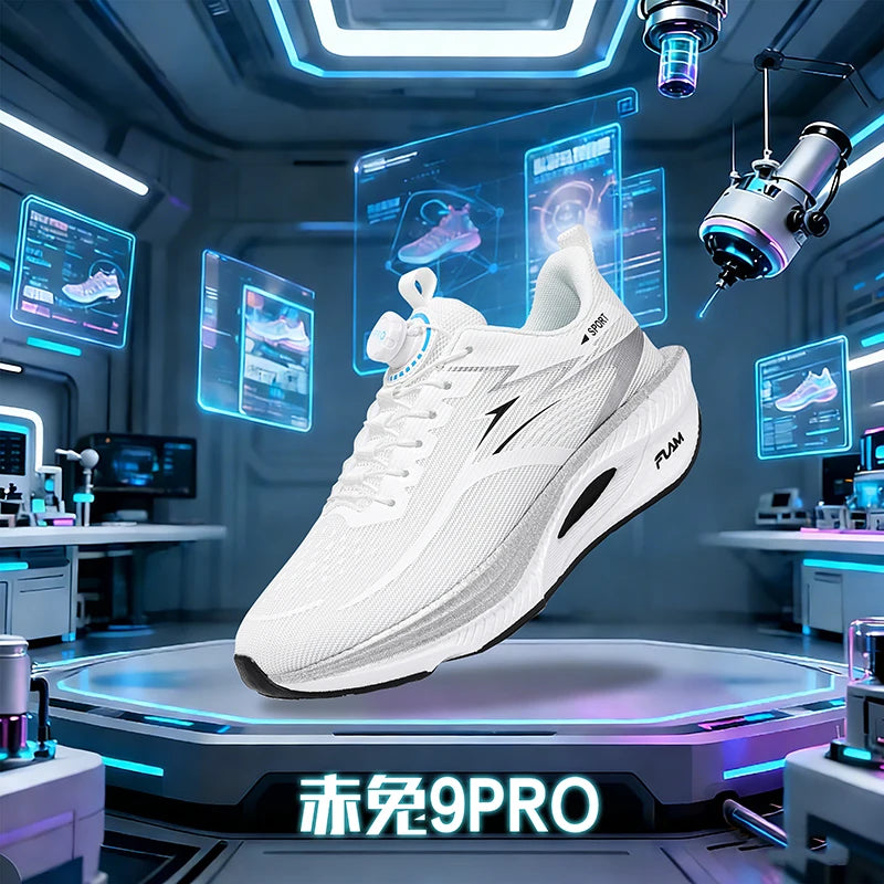 Men's breathable, non-slip, comfortable, shock-absorbing carbon plate running shoes, couple matching sports casual running shoes