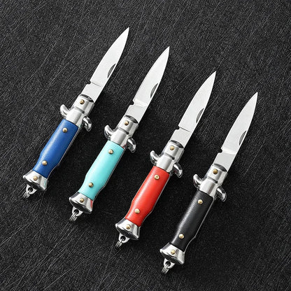 MiniPortable Folding Pocket Knife Multifunction EDC Keychain Pendant Camping Outdoor Survival Blade Cutter Opener Unpacking Tool