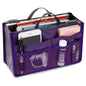 Multifunctional Bi-fold Storage Bag Large Capacity Makeup Bag with Mesh Grid Travel Storage Bag Mommy Bag Multi Pocket Cosmetic