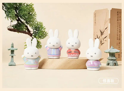 Genuine Blind Box Kawaii Miffy Cartoon Cute Doll Desktop Decoration Figure Birthday Gift Gift Toy for Girl