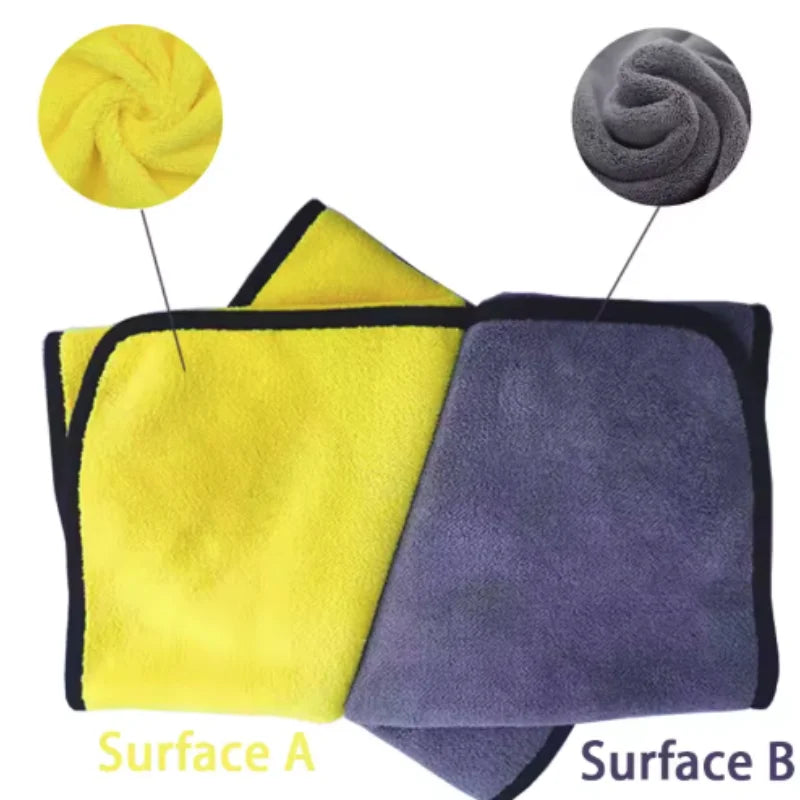 High-End Microfiber Car Wash Towel - Absorbent Detailing Cleaning Cloth for Car Wash Drying Superior Quality  Cleaning Products