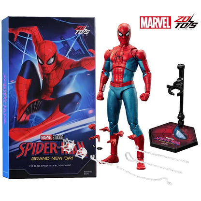 ZD Toy Iron Spider Man Advanced suit legends No Way Home Peter Parker Gold Black Red Model Action Figure Adult Collectible Toy