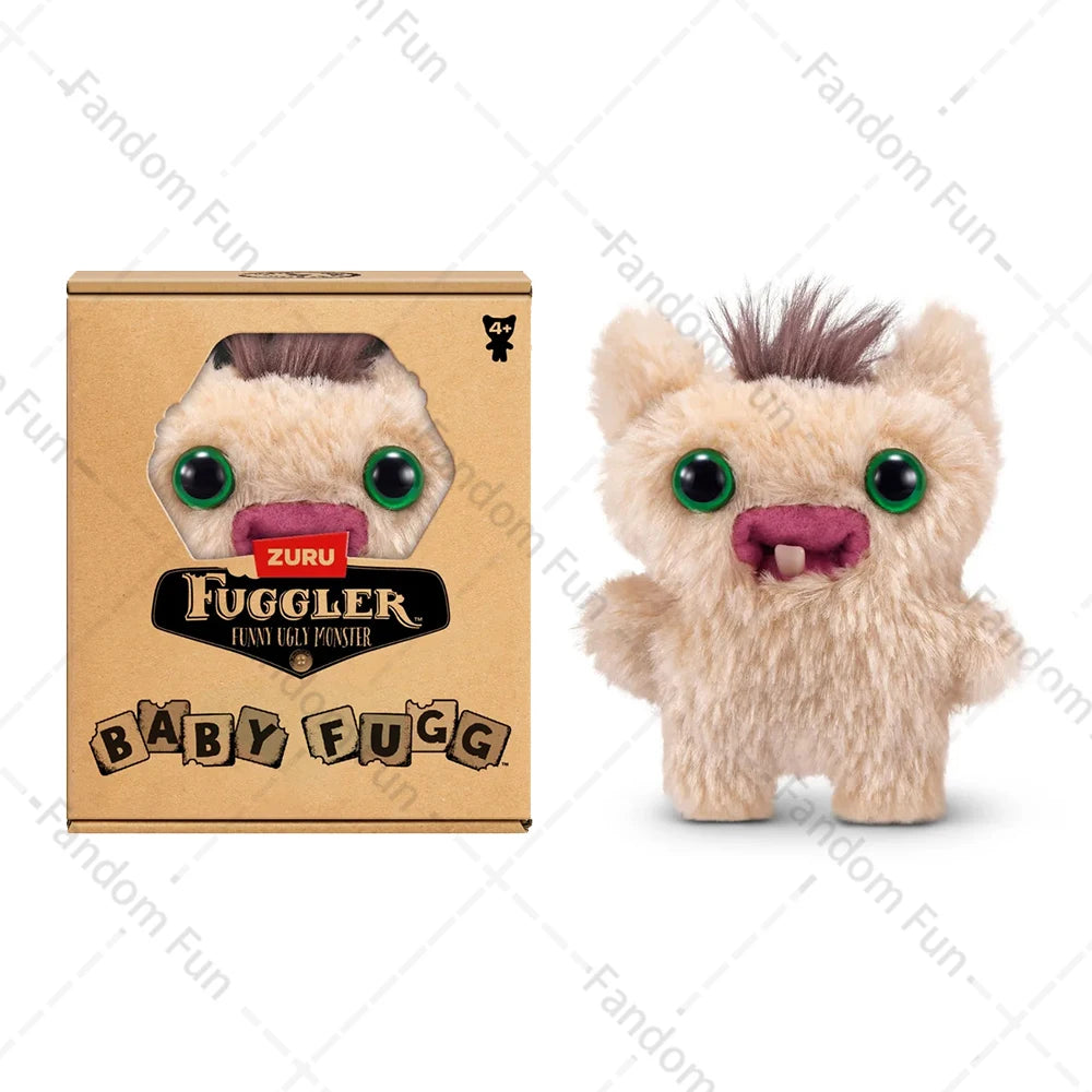 Baby Fugg Fuggler Monster Plush Doll  Original Rabid Rabbit Funny Ugly Hedge Grog Screech Wide-Eyed Teeth Monster With Box
