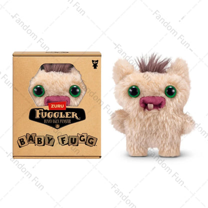 Baby Fugg Fuggler Monster Plush Doll  Original Rabid Rabbit Funny Ugly Hedge Grog Screech Wide-Eyed Teeth Monster With Box