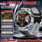 Smartwatch ECG High-End dla mężczyzn Ciśnienie krwi Lipidy Tlen we krwi Analiza ciała Kwas moczowy Monitor Zdrowia Smartwatch dla mężczyzn i kobiet