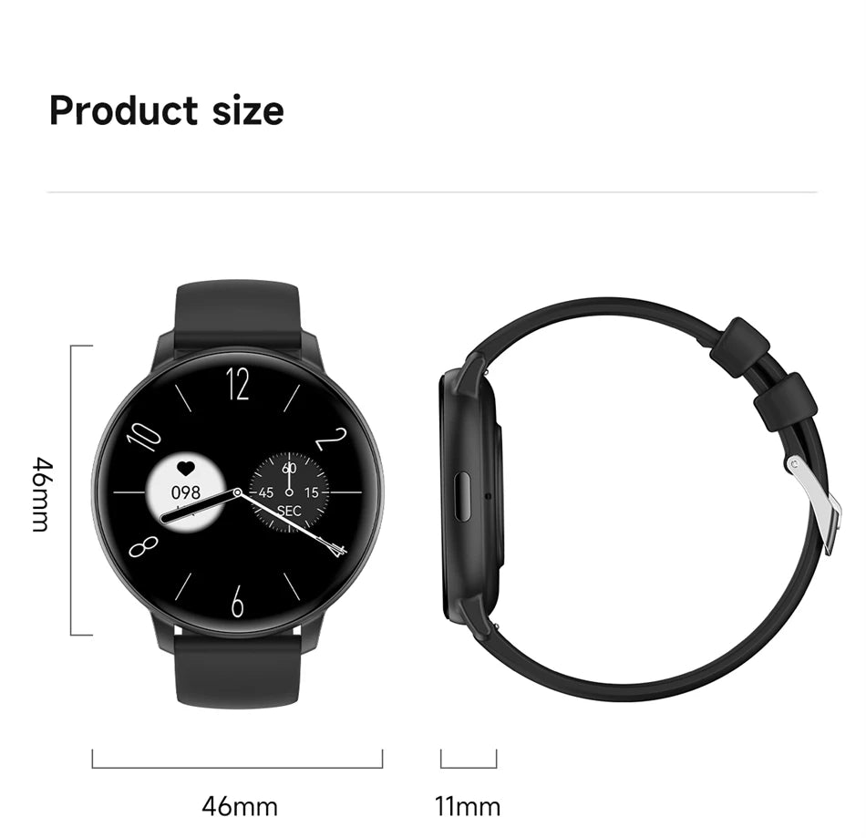 LIGE Nowy 1,38-calowy Smartwatch Zdrowotny Damski Połączenia Bluetooth Smartwatch Męski Monitorowanie Tętna Bransoletka Sportowa Odtwarzacz Muzyki 2026