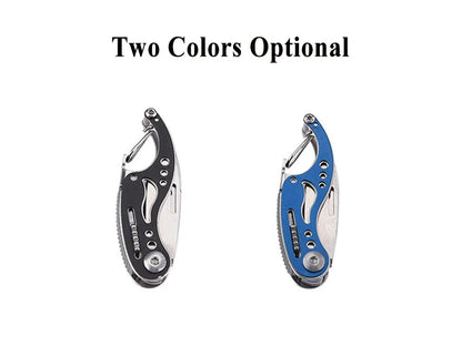 3Cr13Mov Mini Folding Knife EDC Multitool Outdoor Survival Gadgets Cute Camping Keychain Swiss Pocket Knife Jackknife Box Cutter