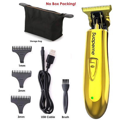 Professional Electric Hair Clipper Suaperne Rechargeable Hair Trimmer Beard Shaver Men Salon Barber Hair Cutting Machine