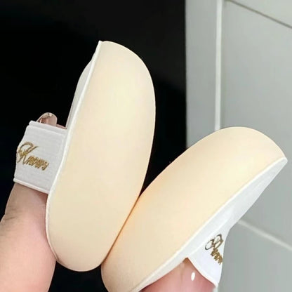 Flower Knows Mini Finger Powder Puff  For Eye & Corner Super Soft Sponge Cotton Blender Foundation Mix 2 Pc/Pack Makeup