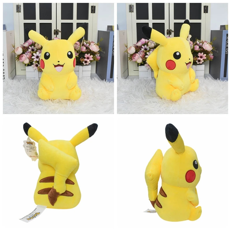 New Pokemon Pikachu Plush Toy Sprigatito Fuecoco Groudo Meowscarada Floragato Cinderace Keldeo Exegguto Shinx Stuff Peluche Doll